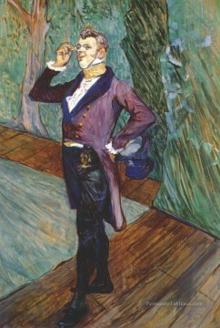 l’acteur henry samary 1889 Toulouse Lautrec Henri de Peinture à l'huile